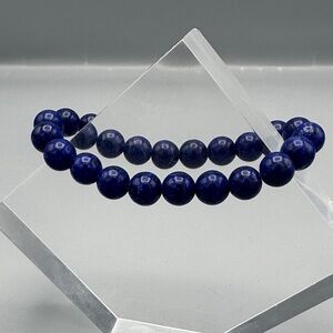 Stone Blue Beaded Bracelet
